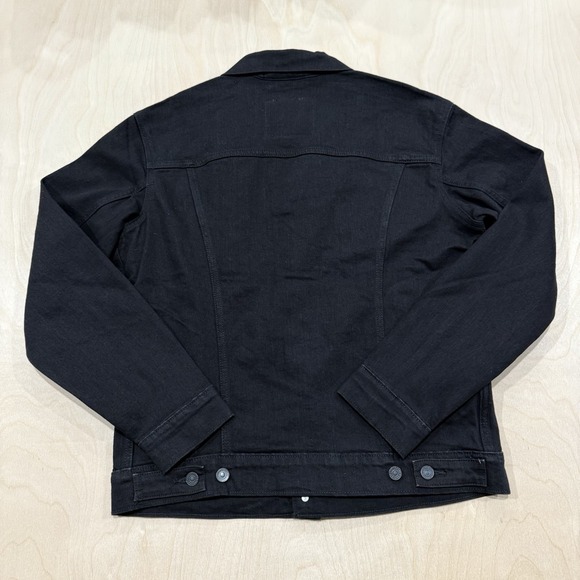 Levi's Premium Trucker Jacket Black Men's Size Medium NWT - Picture 3 of 5